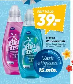 Bilka Biotex Wonderwash tilbud