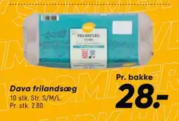 Bilka Dava frilandsæg tilbud