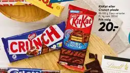 Bilka KitKat eller Crunch plade tilbud