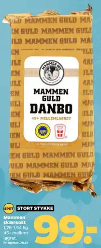 Netto Mammen skæreost tilbud