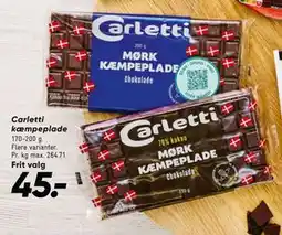 Bilka Carletti kæmpeplade tilbud