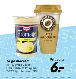 Bilka To go marked tilbud
