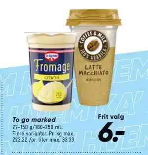 To go marked