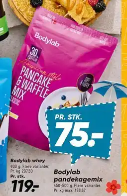 Bilka Bodylab pandekagemix tilbud
