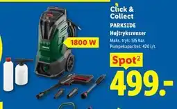 Lidl PARKSIDE Højtryksrenser tilbud