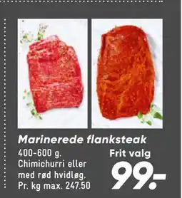 Bilka Marinerede flanksteak tilbud