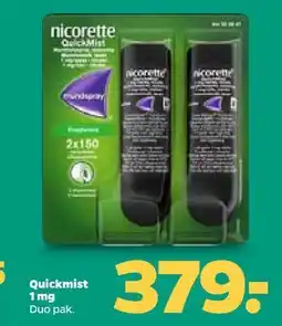 Netto Nicorette Quickmist tilbud