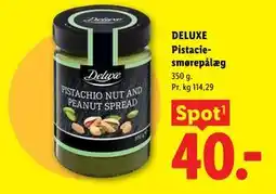 Lidl DELUXE Pistaciesmørepålæg tilbud