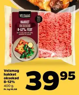 Netto Velsmag hakket oksekød 8-12% tilbud