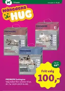 Maxi Zoo PREMIERE kattegrus tilbud