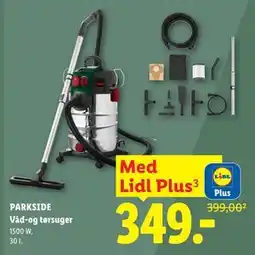 Lidl PARKSIDE Våd-og tørsuger, App-pris tilbud