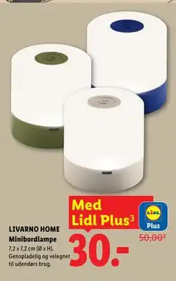 Lidl LIVARNO HOME Minibordlampe, App-pris tilbud
