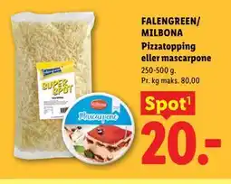 Lidl FALENGREEN/ MILBONA Pizzatopping eller mascarpone tilbud