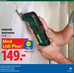 Lidl PARKSIDE Multiværktøj, App-pris tilbud