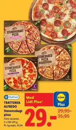 Lidl TRATTORIA ALFREDO Stenovnsbagt pizza, App-pris tilbud