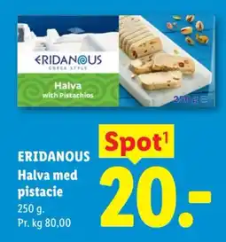 Lidl Eridanous Halva med pistacie tilbud