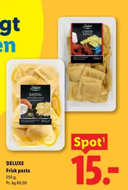 Lidl Deluxe Frisk pasta tilbud