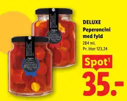 Lidl Deluxe Peperoncini med fyld tilbud