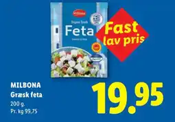 Lidl Milbona Græsk feta tilbud