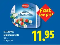 Lidl Milbona Minimozzarella tilbud