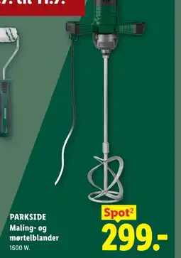 Lidl Parkside Maling- og mørtelblander tilbud