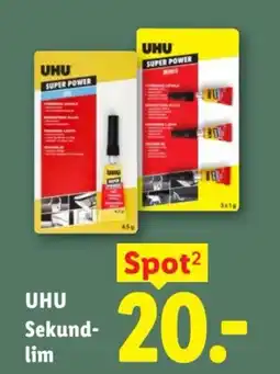 Lidl Uhu Sekund- lim tilbud