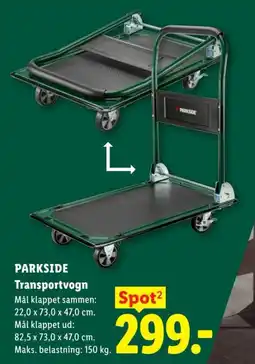 Lidl ParksideTransportvogn tilbud