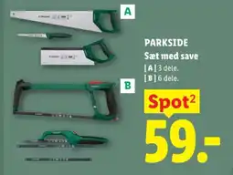 Lidl parkside Sæt med save tilbud
