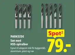 Lidl Parkside Sæt med HSS-spiralbor tilbud