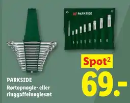 Lidl Parkside Rørtopnøgle- eller ringgaffelnøglesæt tilbud