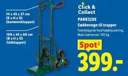 Lidl Click & Collect Parkside Sækkevogn til trapper tilbud