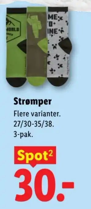 Lidl Strømper tilbud