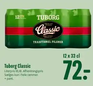 Min Købmand Tuborg Classic tilbud