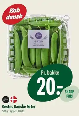 Min Købmand Gestus Danske Ærter tilbud