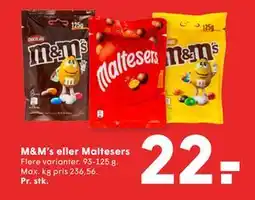 SPAR M&M’s eller Maltesers tilbud
