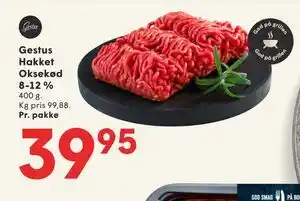 SPAR Gestus Hakket Oksekød 8-12 % tilbud