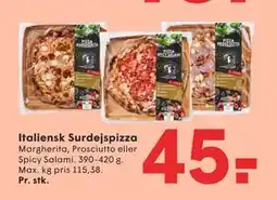 SPAR Italiensk Surdejspizza tilbud