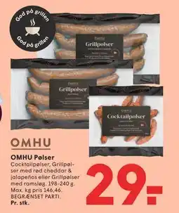 SPAR OMHU Pølser tilbud