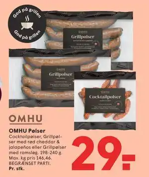 SPAR OMHU Pølser tilbud