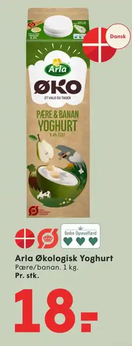SPAR Arla Økologisk Yoghurt tilbud