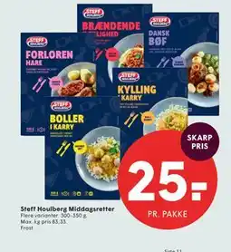 SPAR Steff Houlberg Middagsretter tilbud