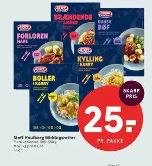 SPAR Steff Houlberg Middagsretter tilbud