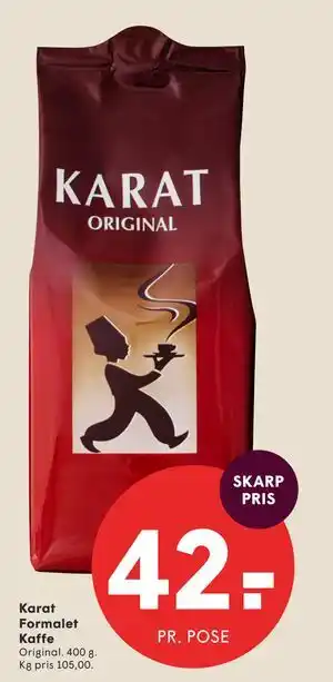 SPAR Karat Formalet Kaffe tilbud