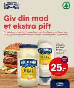 SPAR Hellmann's Mayonnaise eller Maille Sennep tilbud