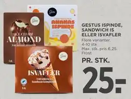 MENY GESTUS ISPINDE, SANDWICH IS ELLER ISVAFLER tilbud