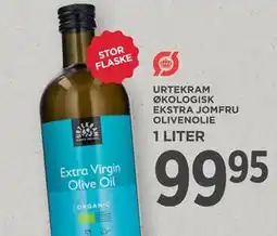 MENY URTEKRAM ØKOLOGISK EKSTRA JOMFRU OLIVENOLIE tilbud