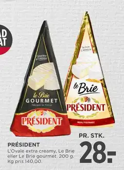MENY PRÉSIDENT tilbud