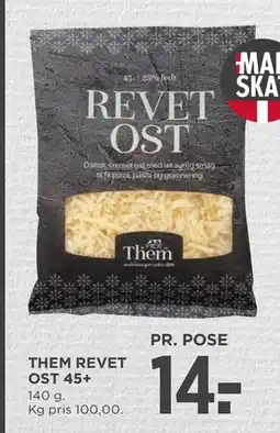 MENY THEM REVET OST 45+ tilbud