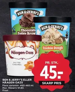 MENY BEN & JERRY’S ELLER HÄAGEN-DAZS tilbud