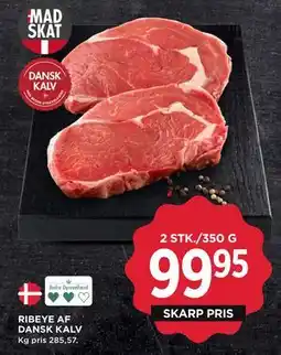 MENY RIBEYE AF DANSK KALV tilbud